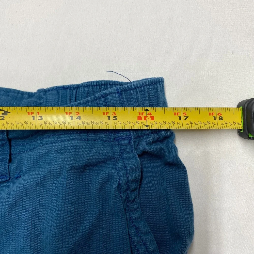 Big Dogs Mens Cargo Shorts Teal Blue 100% Cotton Relaxed Fit Size Medium